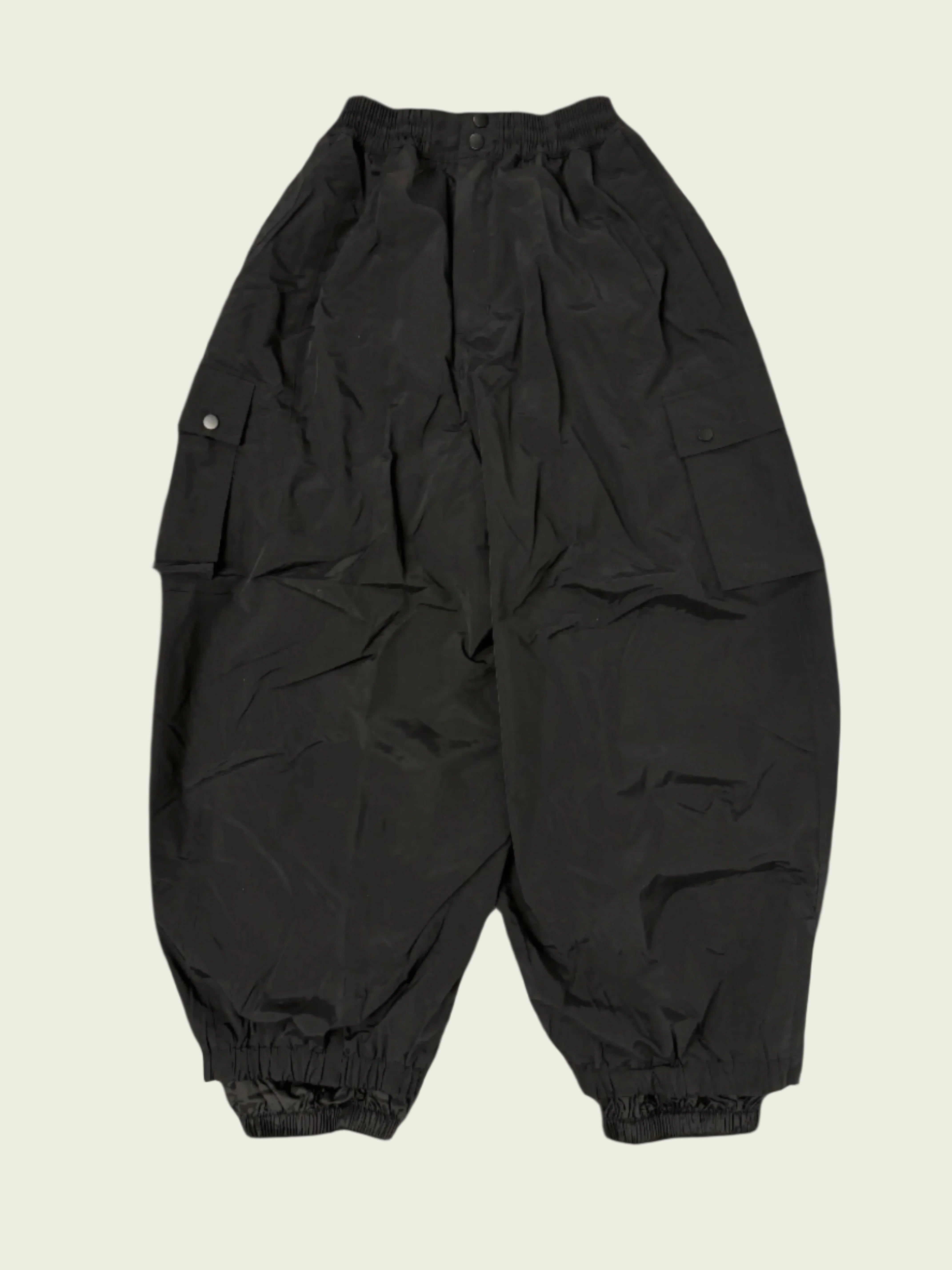 CARGO SNOWPANTS - BLACK